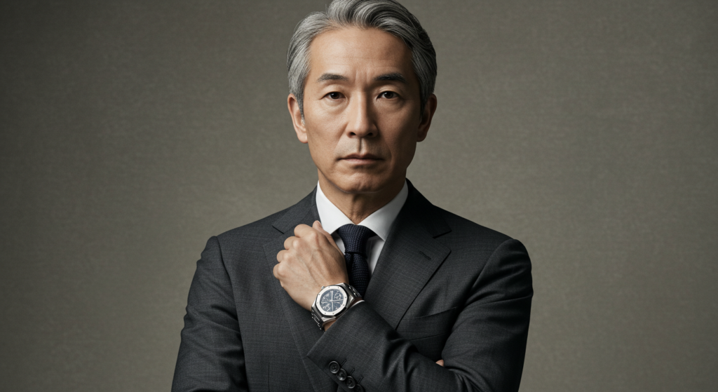 オーデマピゲのロイヤルオークを付ける日本人男性