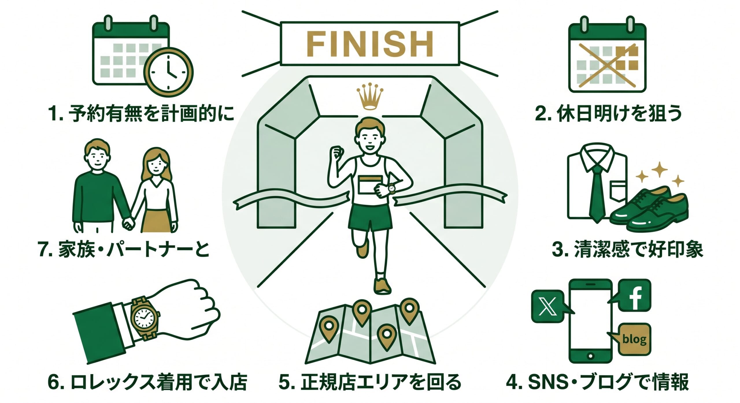 ロレックスマラソンを完走するコツ