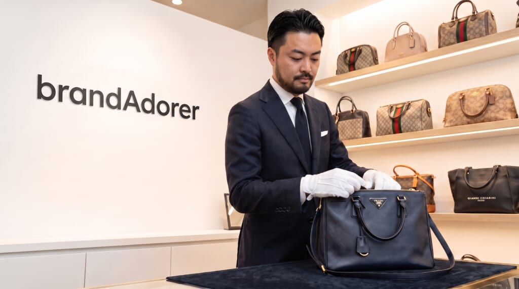 並行輸入品を査定するブランドアドレ