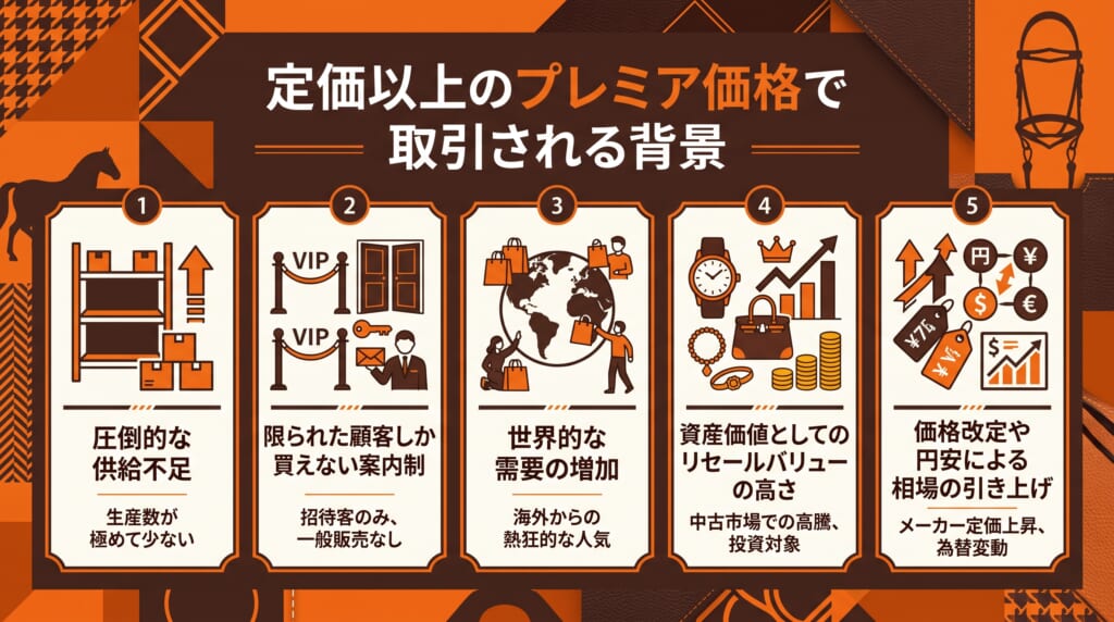 定価以上のプレミア価格で取引される5つの背景