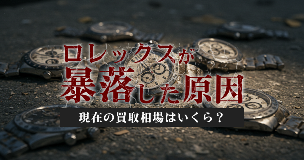 【2026年最新】ロレックス暴落は嘘？プロが教える本当の相場と下落の理由
