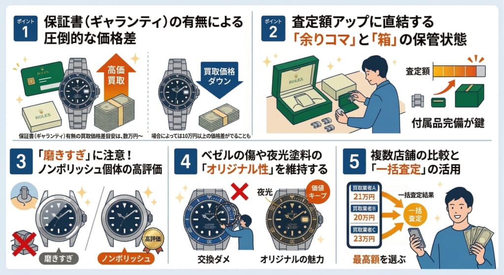 1円でも高く売るために！16610売却時の注意点とコツ