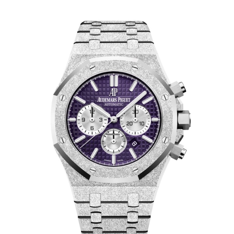 オーデマピゲ ロイヤルオーク フロステッドゴールド クロノグラフ 26331BC.GG.1224BC.01 紫 パープル