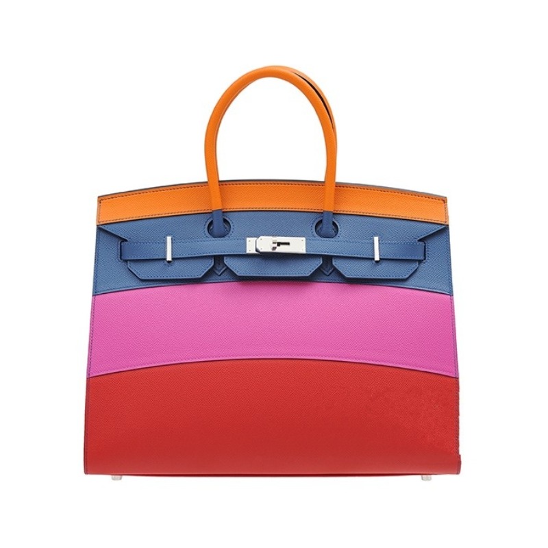 エルメス　バーキン　レインボー　アプリコット　ブルーアガット　マグノリア　ルージュカザック
