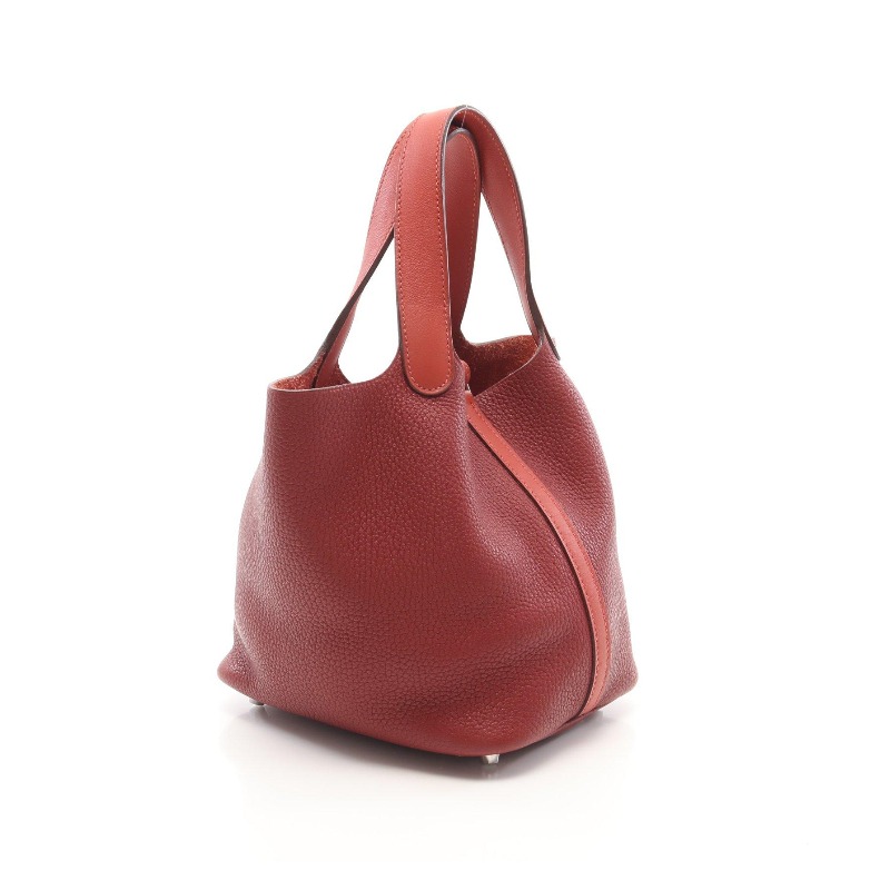エルメス ピコタン PM ハンドバッグ ルージュアッシュ 赤 トリヨン レザー HERMES(エルメス)/ピコタンPM/トリヨンクレマンス×バーミリオン