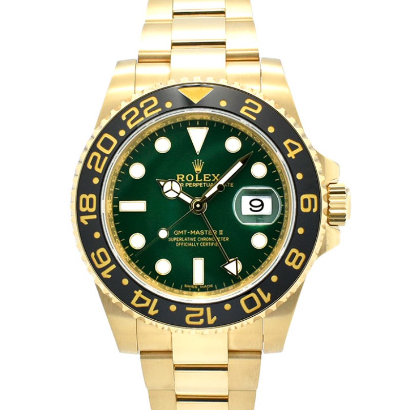 ロレックス GMTマスターII 116718LN 買取実績紹介｜グリーン イエロー
