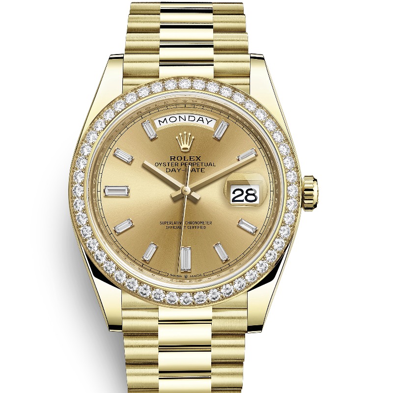 ロレックス デイデイト40 228348RBR 買取実績紹介｜シャンパン 10P