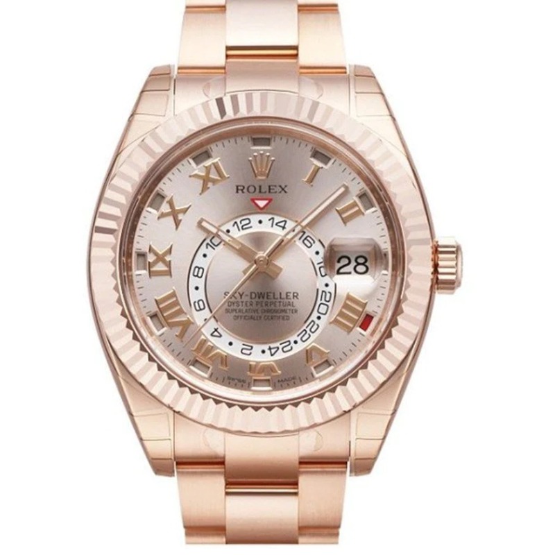 ひっつん☺︎断捨離中！プロフ必読！ ロレックス スカイドゥエラー 326935 サンダスト ローマ スカイ