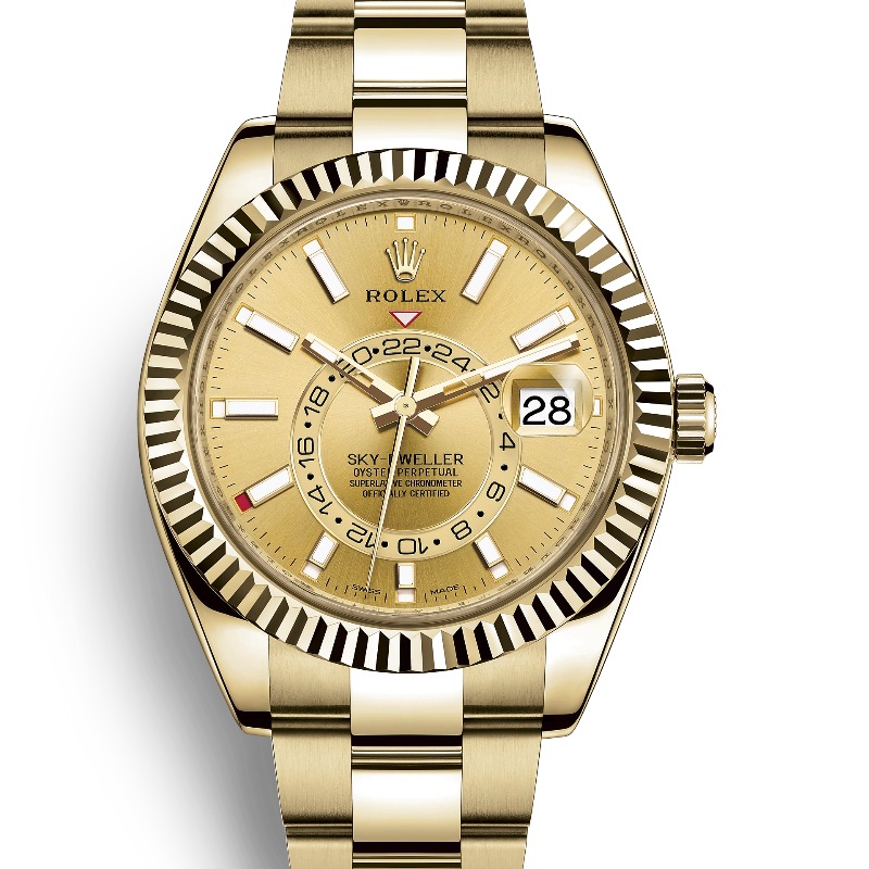 ロレックス　スカイドゥエラー　326938　シャンパン