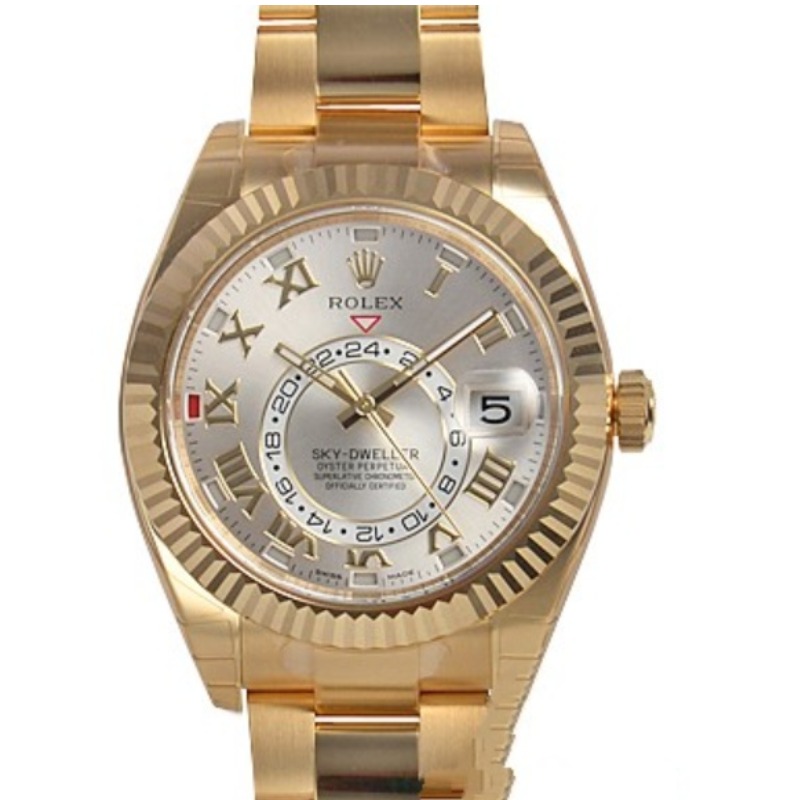 ロレックス スカイドゥエラー 326938 シルバー ローマ