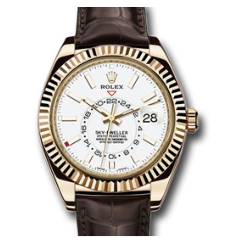デザートメーカー ロレックス スカイドゥエラー 326138 買取実績紹介｜ホワイト イエロー