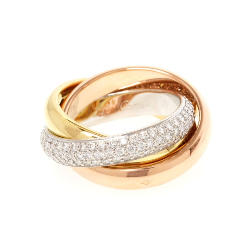 カルティエ　指輪　リング　トリニティ　B4038900