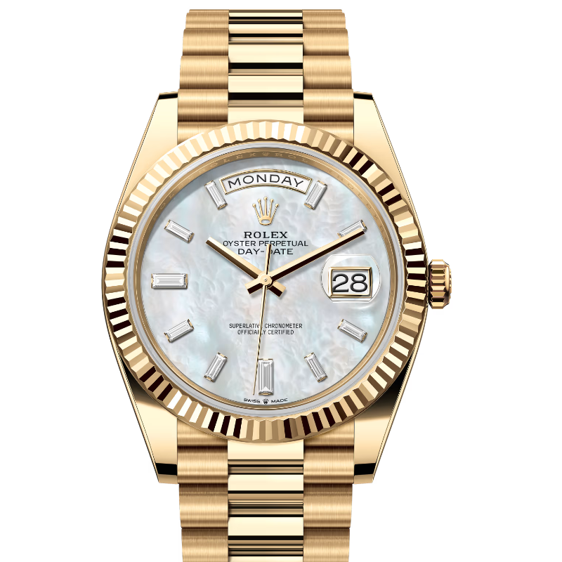 ロレックス　デイデイト40　228238　マザーオブパール　ダイヤモンド