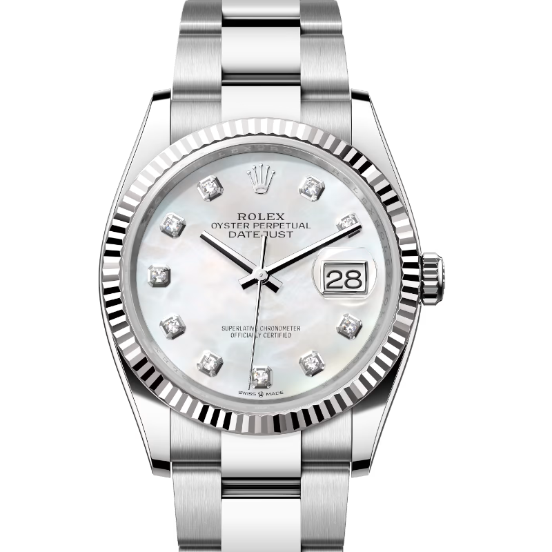ロレックス デイトジャスト36 126234NG マザーオブパール ダイヤモンド