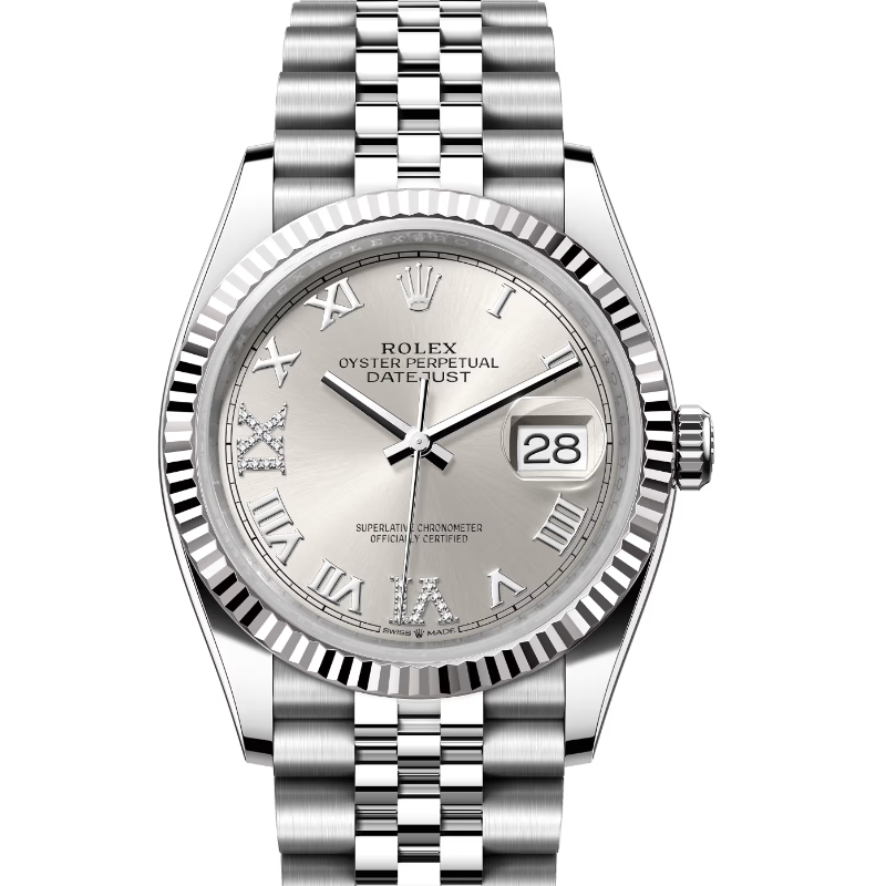 ロレックス　デイトジャスト36　 126234　シルバー　ダイヤモンド