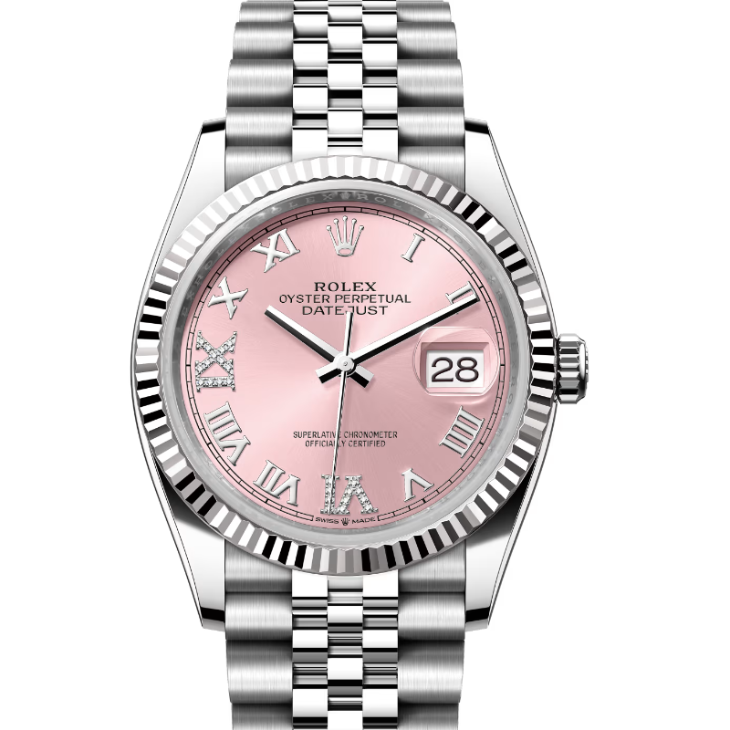ロレックス　デイトジャスト36　 126234　ピンク　ダイヤモンド
