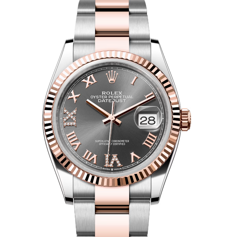 ロレックス　デイトジャスト36　126231　スレート　ダイヤモンド