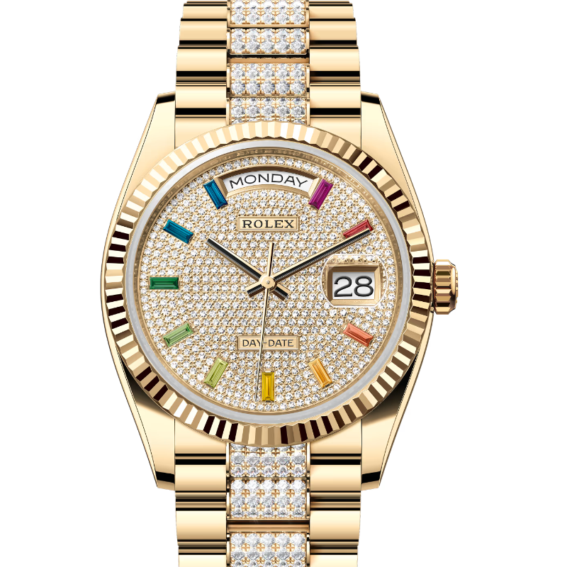 ロレックス　デイデイト36　128238A　ダイヤモンド