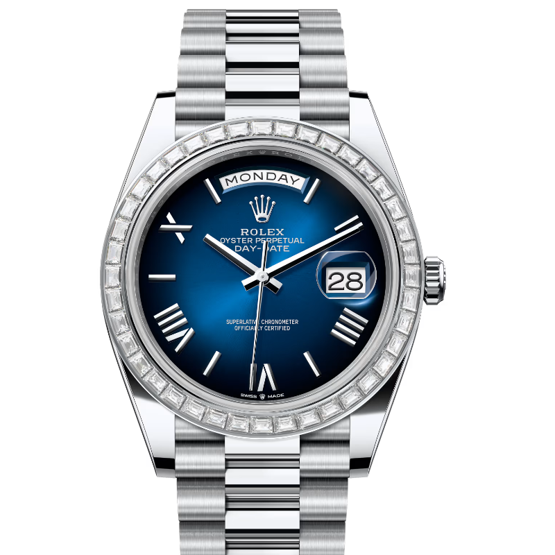 ロレックス　デイデイト40　228396TBR　ブルーオンブレ
