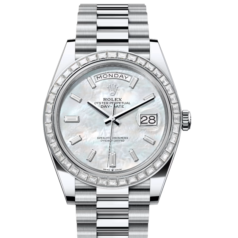 ロレックス　デイデイト40　228396TBR　マザーオブパール　ダイヤモンド