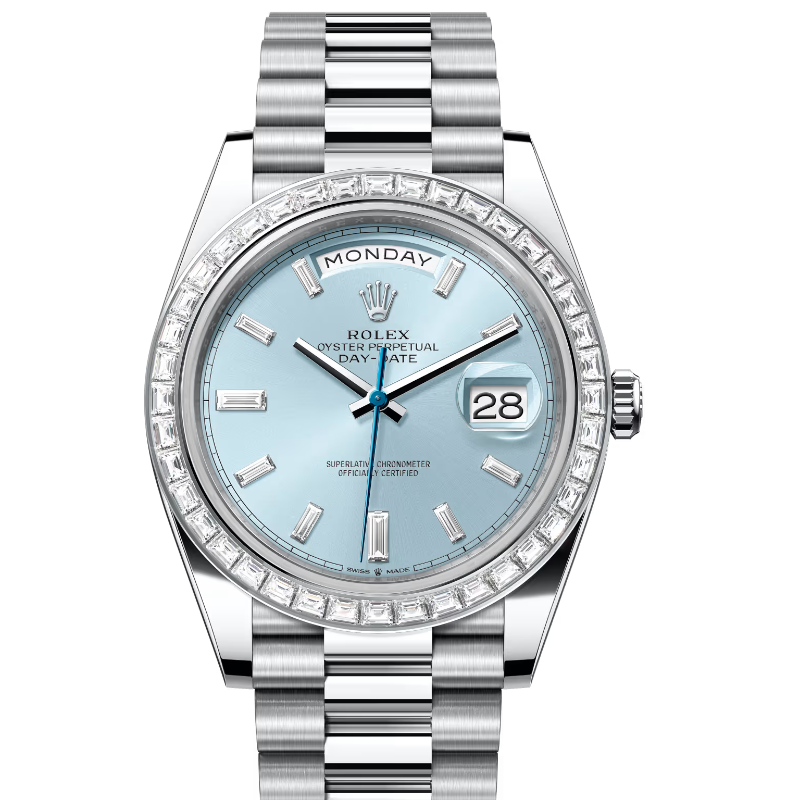 ロレックス　デイデイト40　228396TBR　アイスブルー　ダイヤモンド
