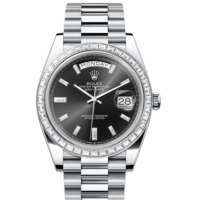 ロレックス　デイデイト40　228396TBR　ブライトブラック　ダイヤモンド