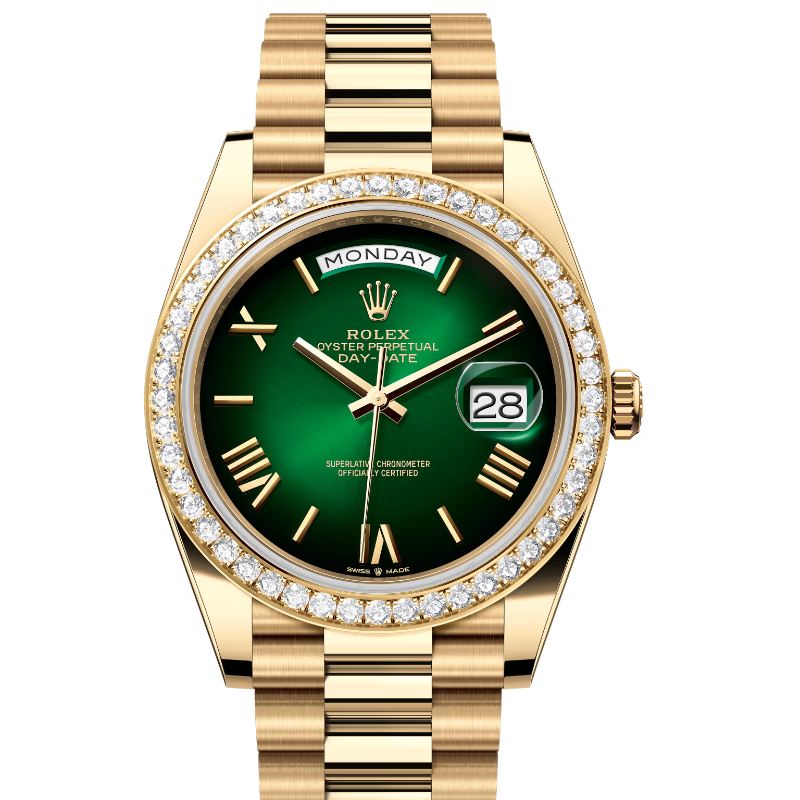  ロレックス　デイデイト40　228348RBR　グリーンオンブレ