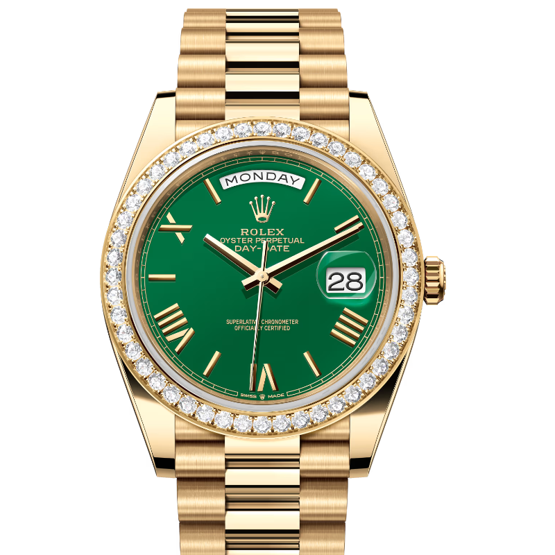 ロレックス　デイデイト40　228348RBR　グリーン