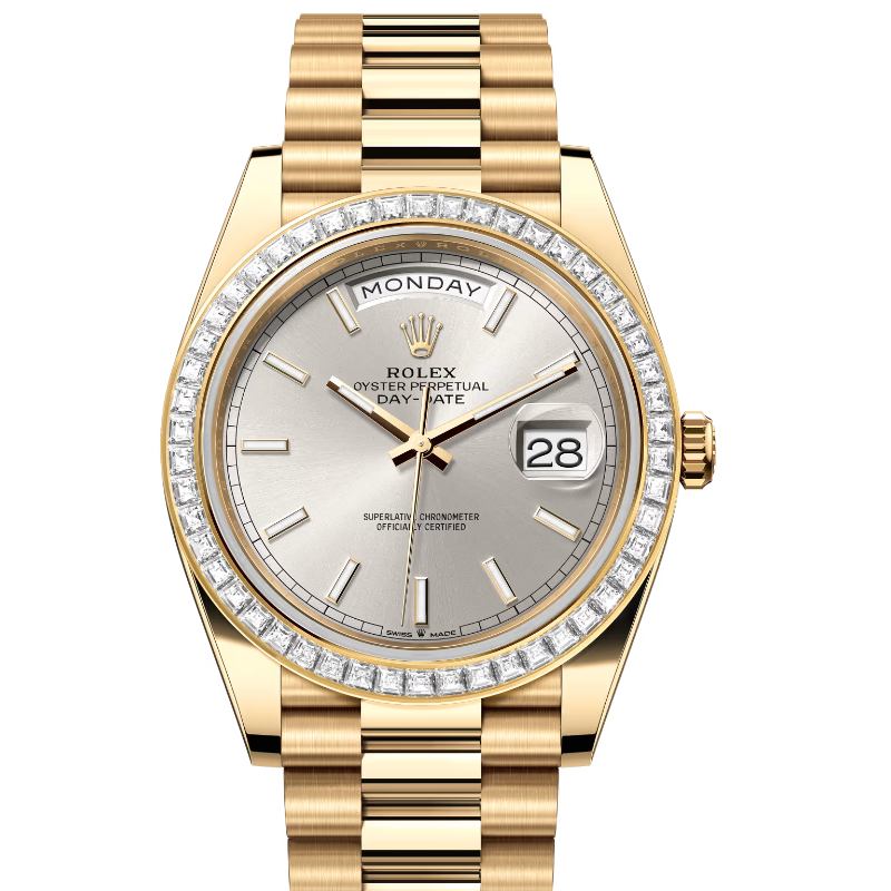 ロレックス　デイデイト40　228398TBR　シルバー