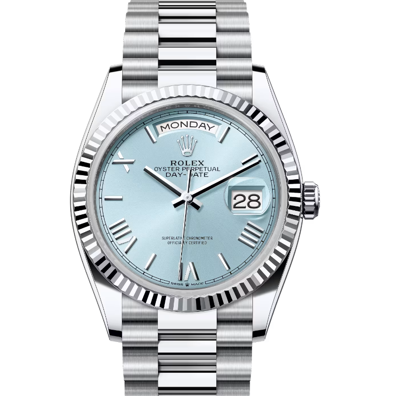 ロレックス　デイデイト36　128236　アイスブルー