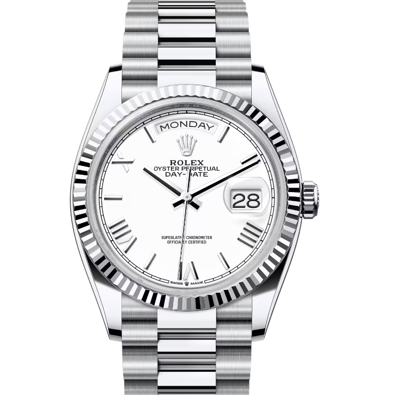 ロレックス　デイデイト36　128236　ホワイト