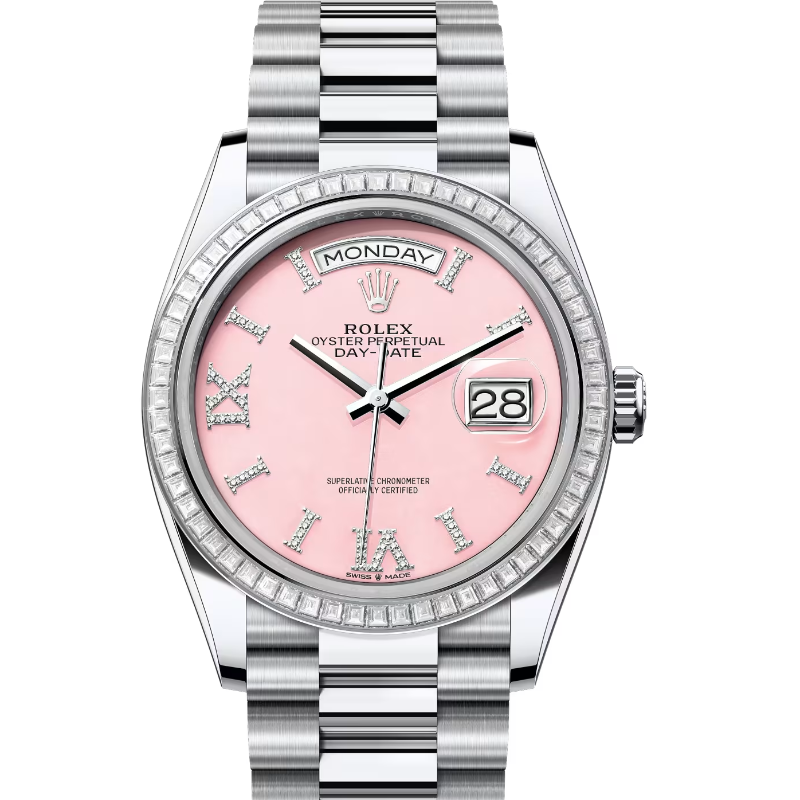 ロレックス　デイデイト36　128396TBR　ピンク　ダイヤモンド