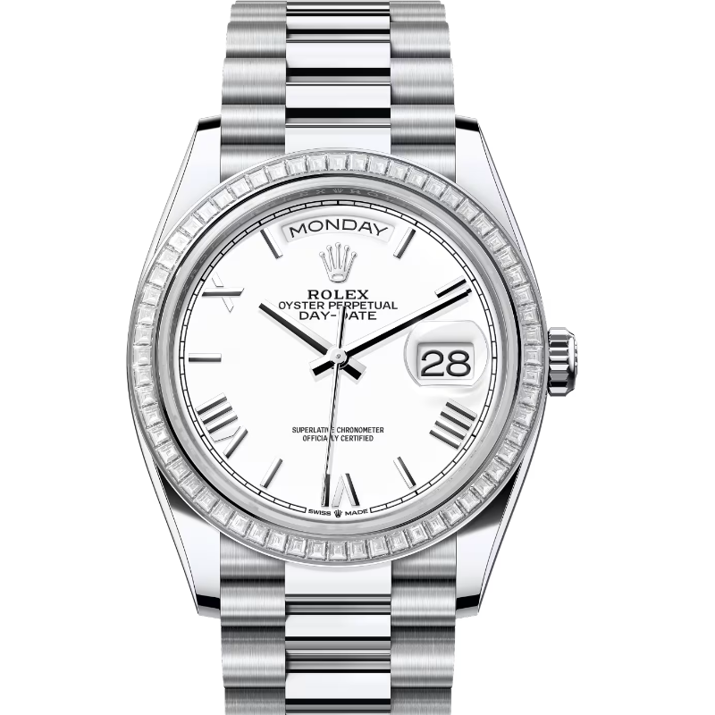 ロレックス　デイデイト36　128396TBR　ホワイト