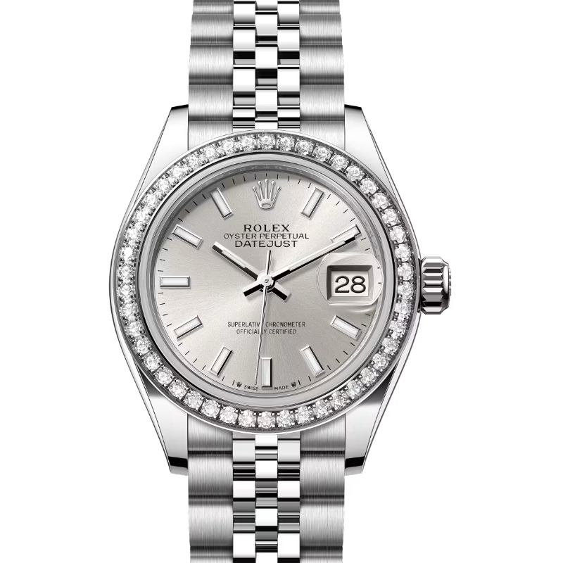 ロレックス　デイトジャスト28　279384RBR　シルバー