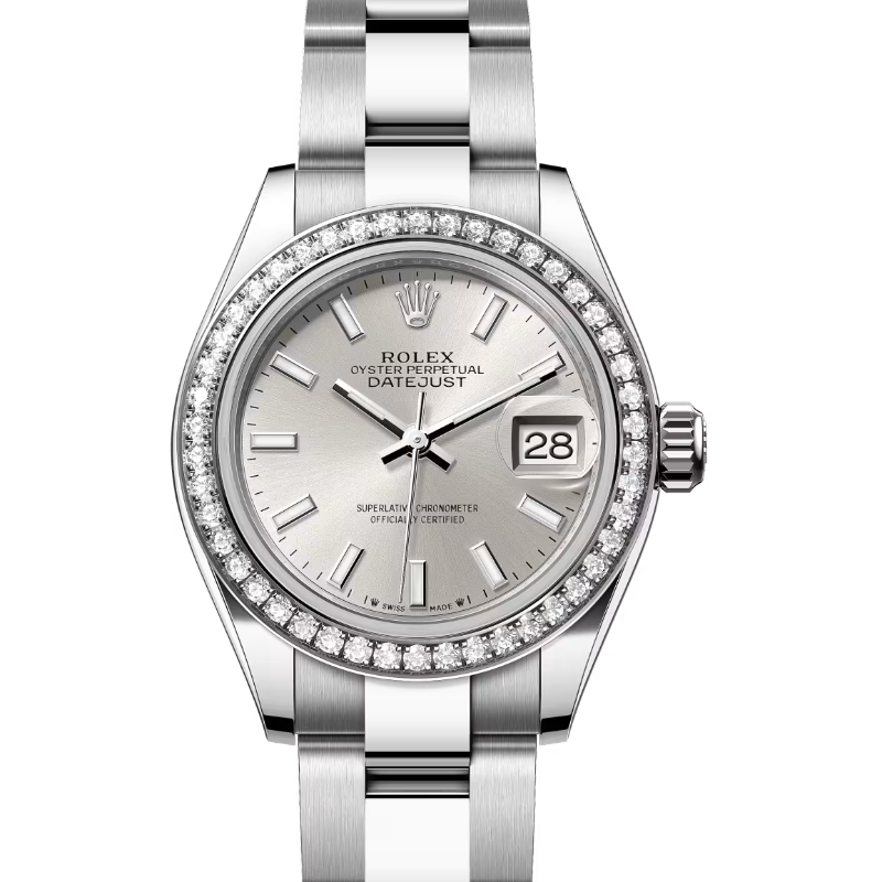 ロレックス　デイトジャスト28　279384RBR　シルバー