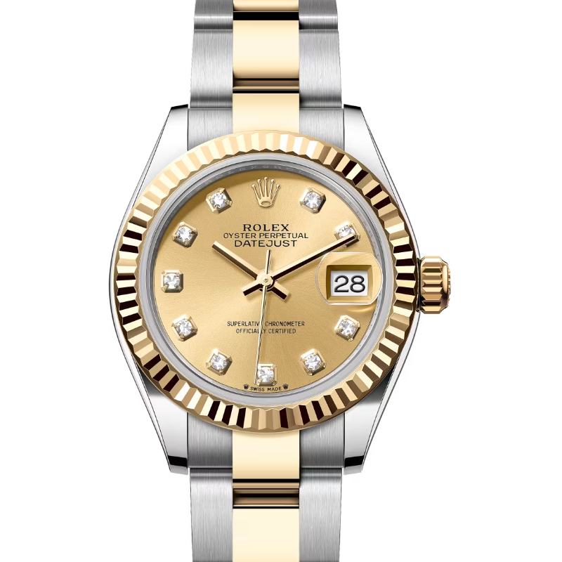 ロレックス　デイトジャスト28　279173　シャンパン　ダイヤモンド