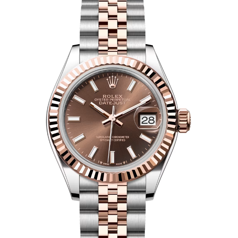 ロレックス　デイトジャスト28　279171　チョコレート