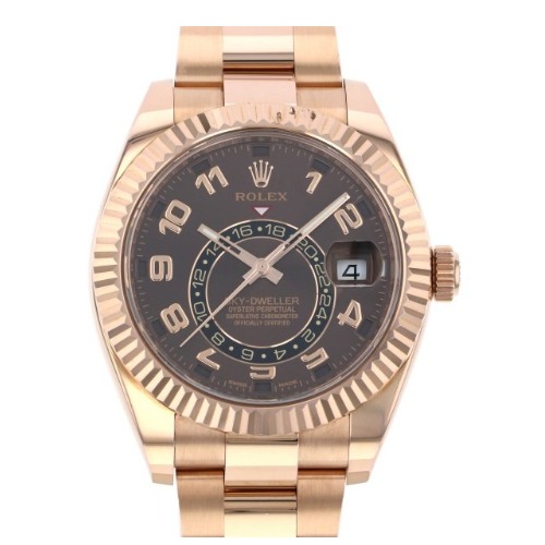 ロレックス スカイドゥエラー 326935 チョコレートブラウン アラビア