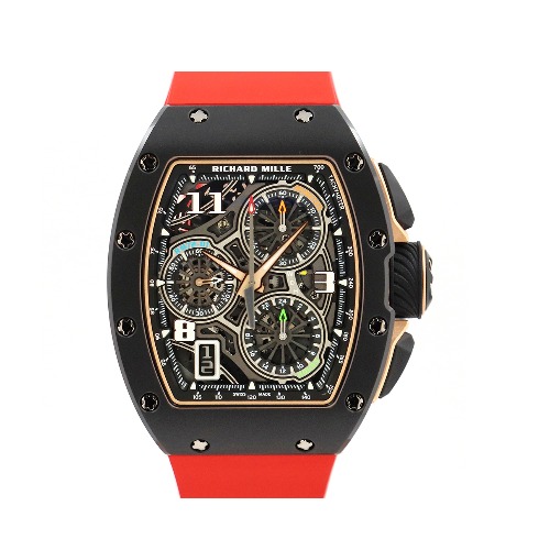 リシャールミル RM72-01 レッドラバーベルト