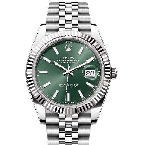 ロレックス　デイトジャスト41　126334　ミントグリーン　当月未使用