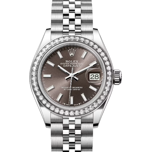 ロレックス デイトジャスト28 279384RBR ダークグレー